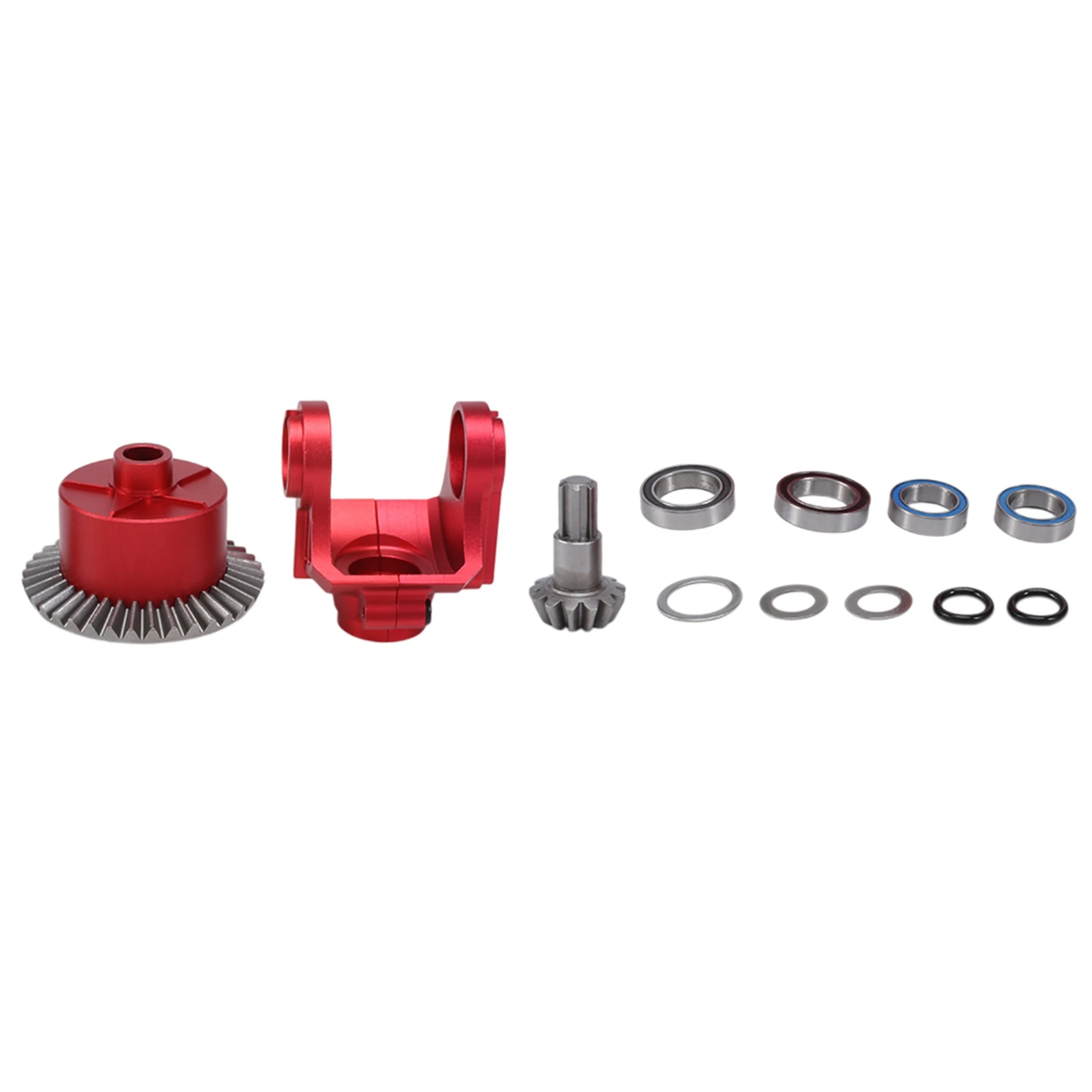 

Металл Diff чехол Diff Yoke Diff Gear 37T 13T для ARRMA 1/10 Kraton Senton Big Rock Granite Outcast 4X 4 запчасти для модификации, 1