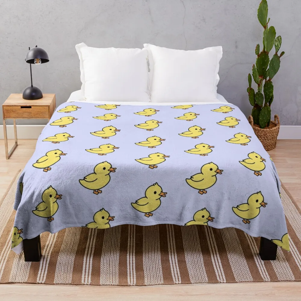 

Duckling Throw Blanket plush blankets kawaii blanket blanket luxury