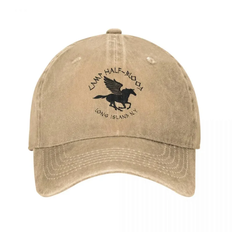 

Camp Half-Blood Percy Jackson Men Women Baseball Distressed Cotton Hats Vintage Outdoor All Seasons Travel Snapback Cap