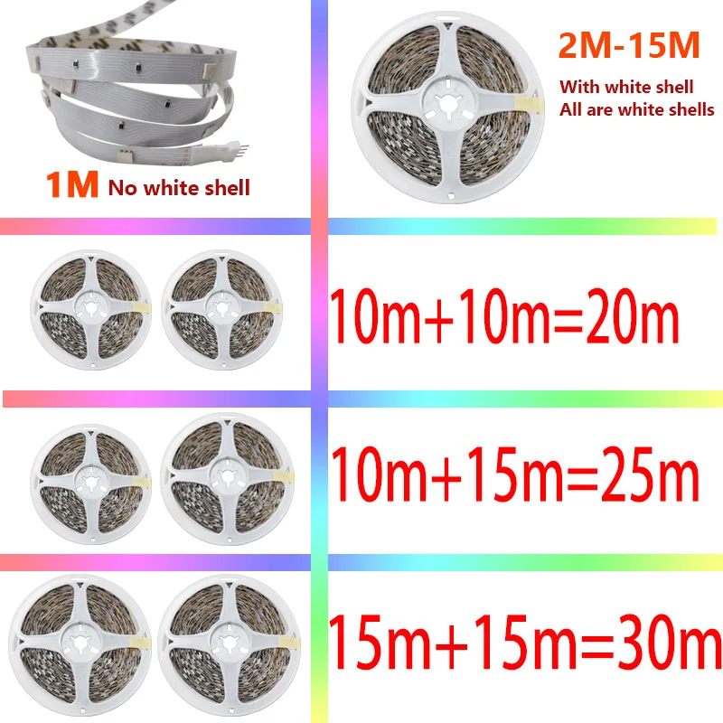 USB LED Strip Lights RGB 5050 Led Light Bluetooth App Control Flexible Lamp Ribbon For Room Decor TV BackLight Diode Tape