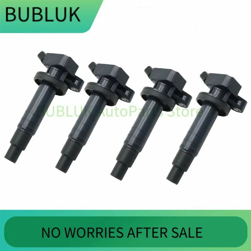 Фото 90919-02239 4 шт. катушка зажигания для Toyota Corolla Celica Matrix Spark Coil 90919 02239 9091902239   Высококачественные автомобильные аксессуары №1
