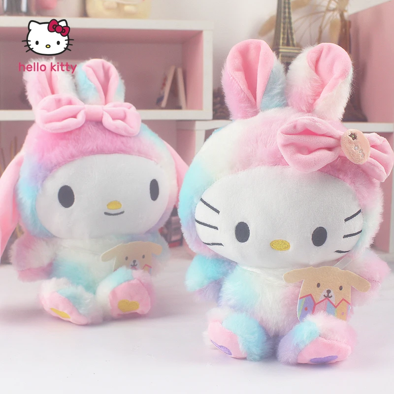 Кавайная плюшевая кукла Hello Kitty в стиле аниме новинка | Плюшевые животные