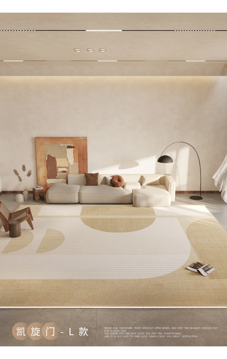 

Простой ковер GM5011, роскошный диван, высококачественный бытовой скандинавский короткий плюшевый строительный коврик