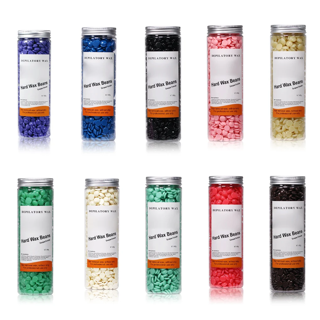 

400 г восковые бобы для удаления волос на лице Восковая эпиляция для депиляции
