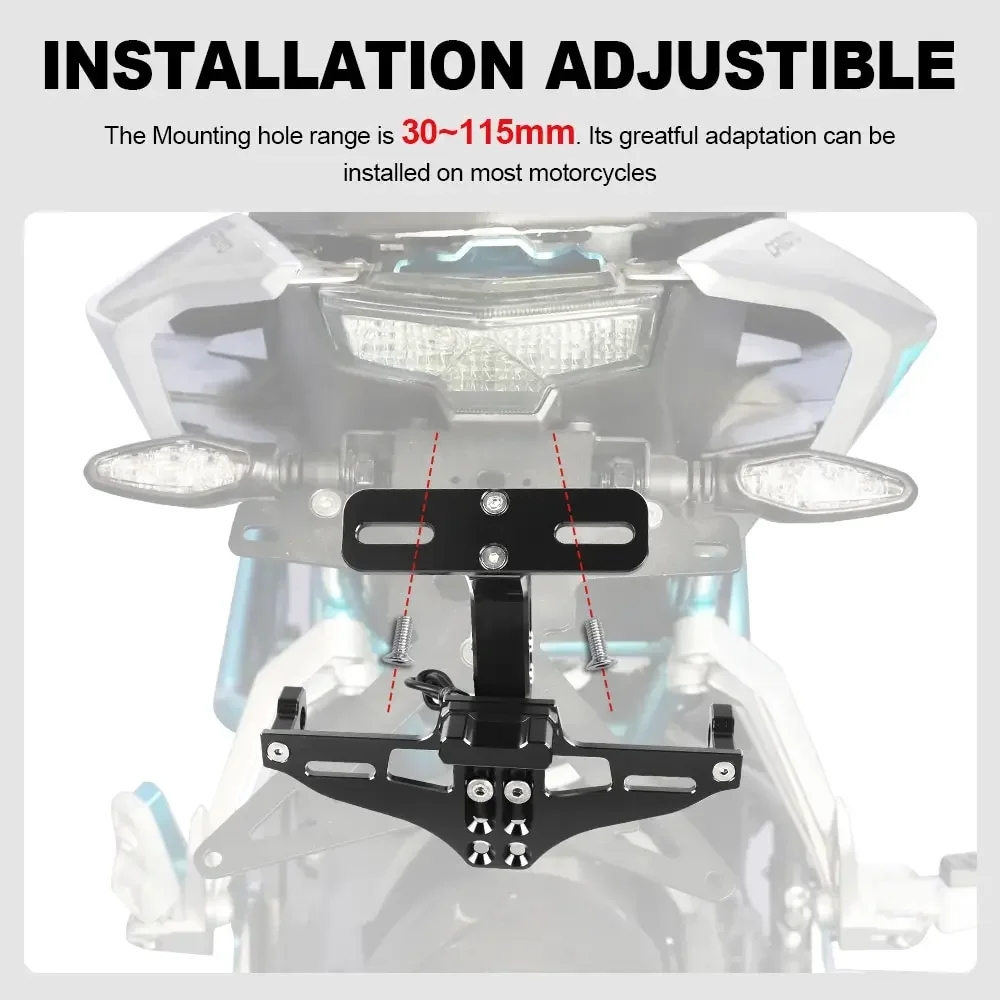 Устранитель заднего крыла для YAMAHA T MAX T-MAX TMAX 500 530 560 SX DX TECH 2001 - 2023 2024 кронштейн