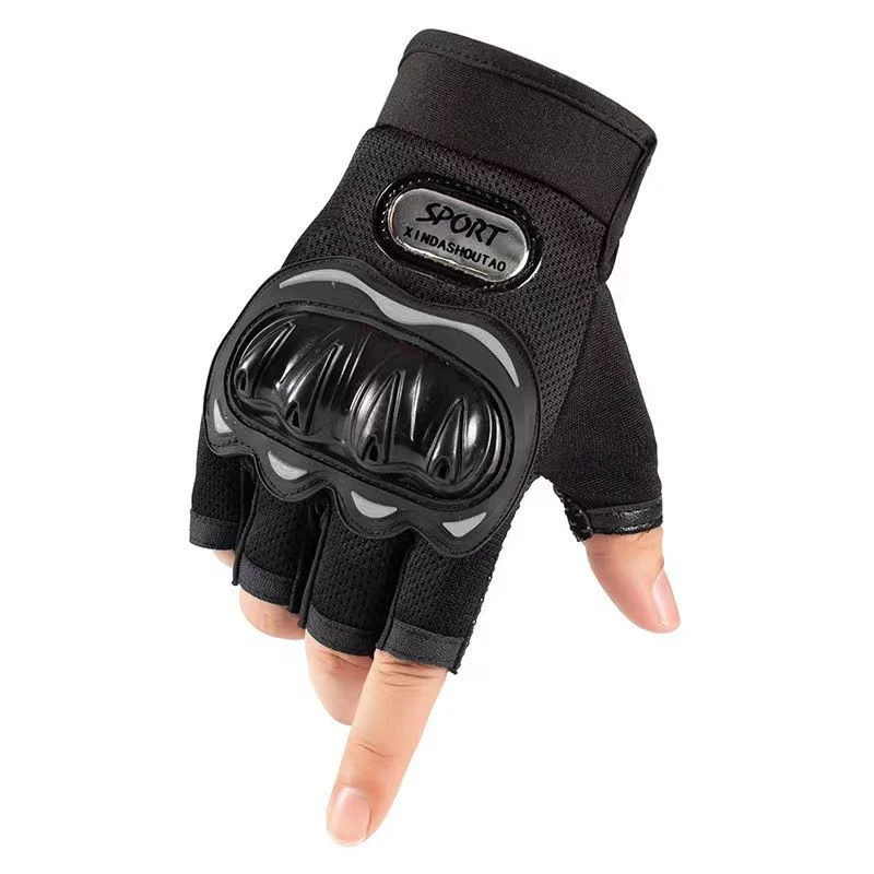 1 пара черных мотоциклетных перчаток Trendfront для костяшек пальцев-защитные