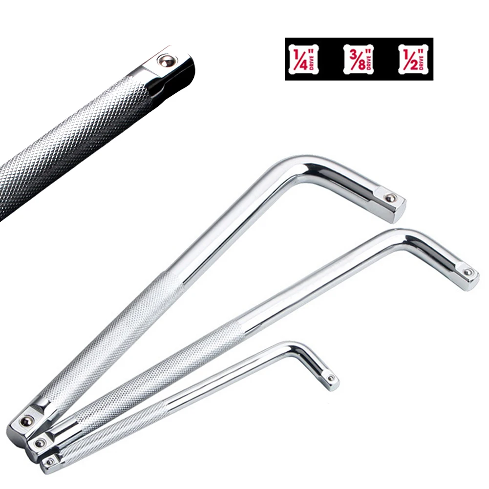 

1pcs New L Type Bent Bar Socktet Wrench 1/2" 1/4" 3/8" Anti-slip Chrome Vanadium Steel Double End Hand Tools