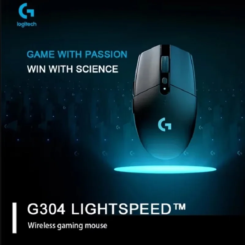 Фото Беспроводная игровая мышь Logitech (G) G304 2.4G с эргономичным дизайном и сенсором HERO для LOL, PUBG, Fortnite, Overwatch №4