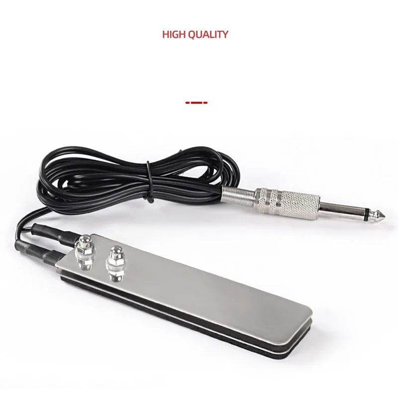 

Mini Stainless Steel Tattoo Foot Pedal Switch with 1.5m Power Cord Clip Tattoo Accessories for Power Supplies