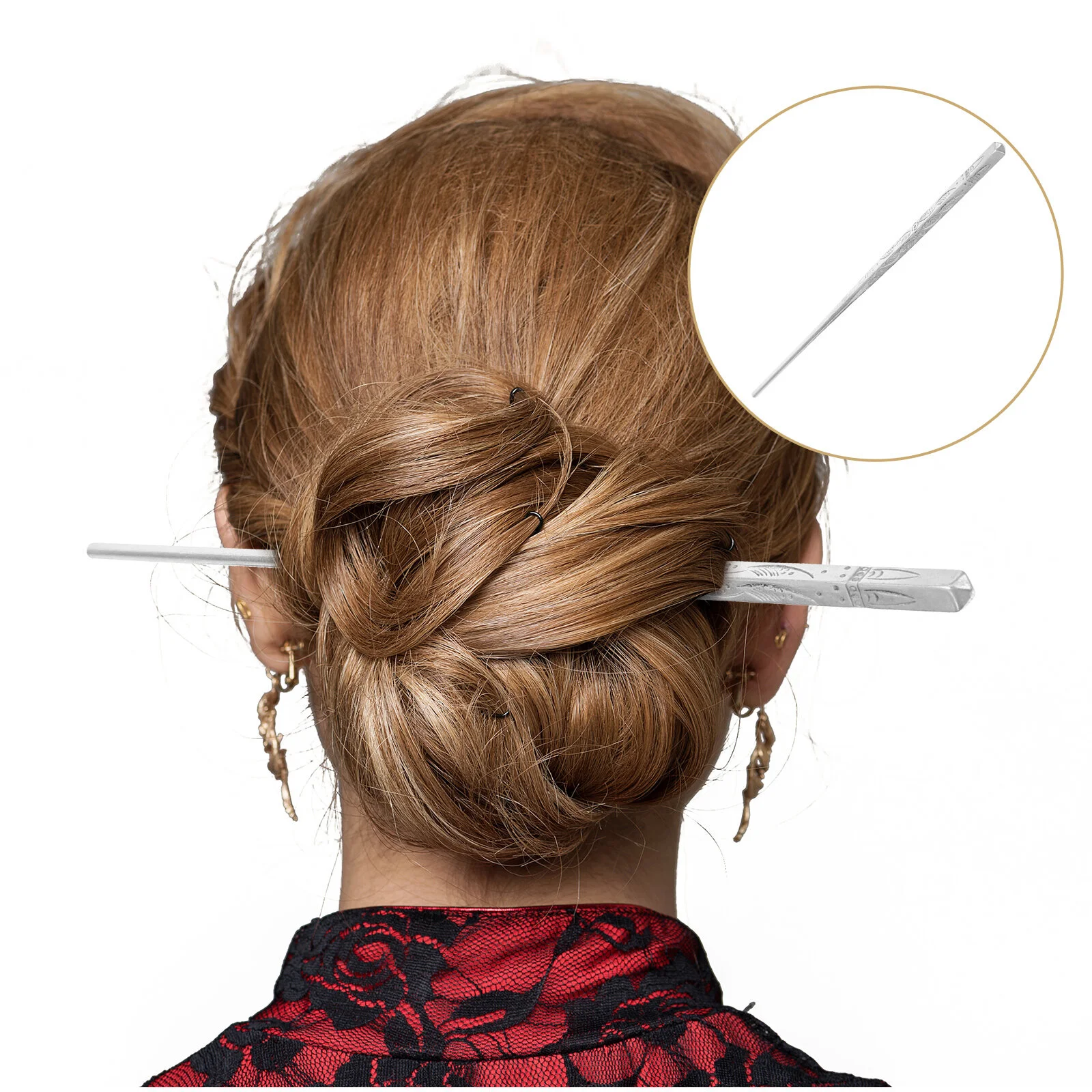 

Hair Accessory For Women Accessories Chopsticks Hair Chinese Women Vintage Clips Modeling Womens Miao Yin Women's