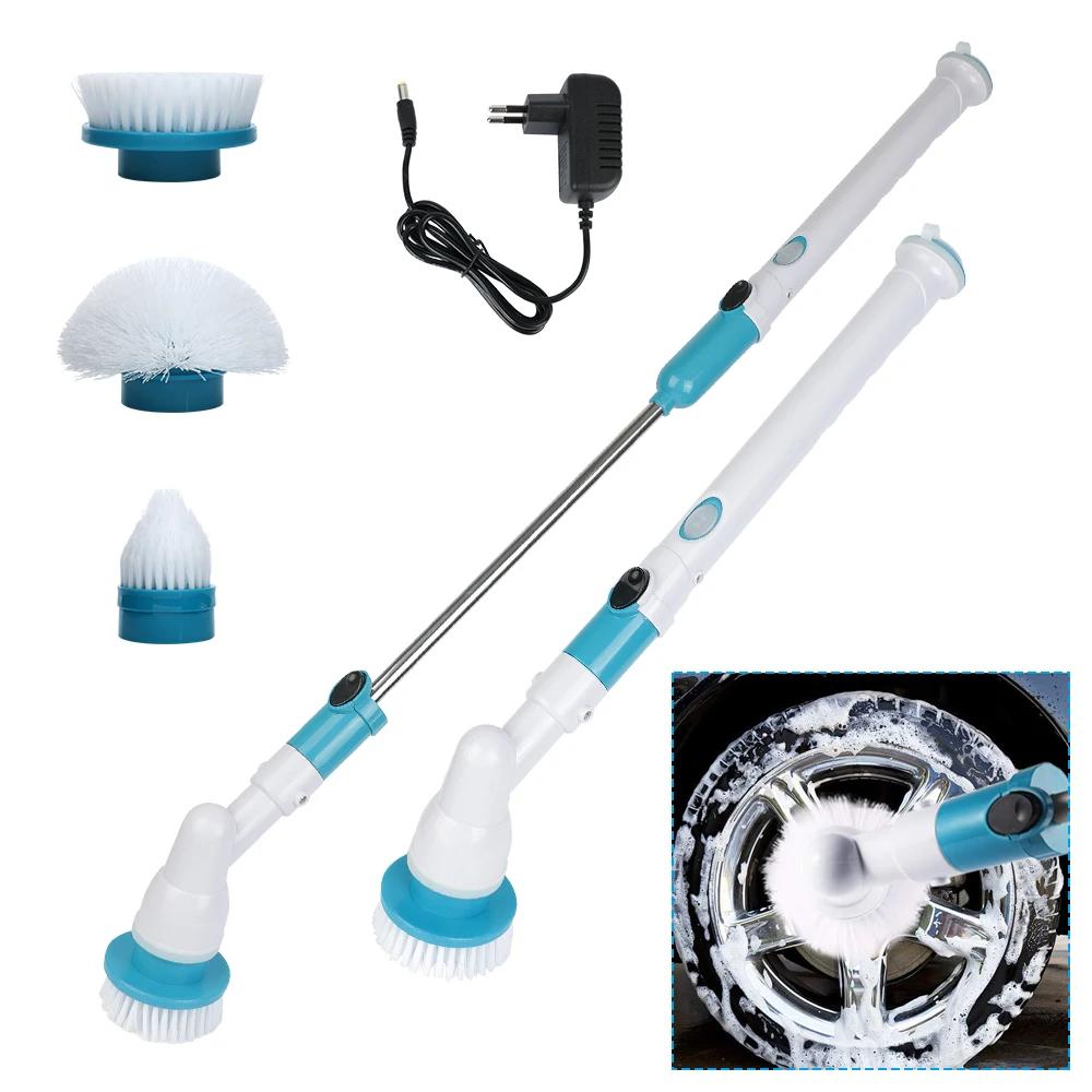 

Electric Bathtub Brush Gadget Spin Cleaning Cleaner Electric Sink Bathroom Tile Wireless 3-in-1 Cleaning Kitchen Brush