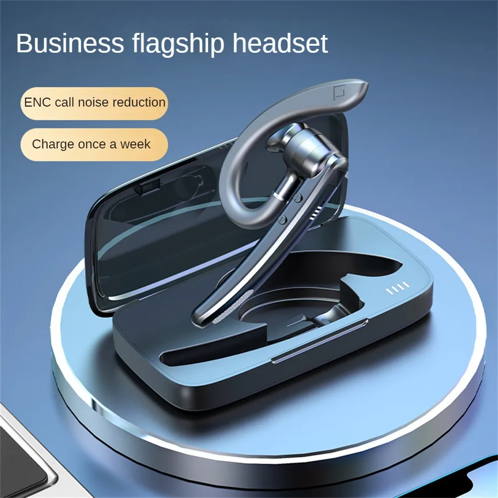 

Wireless Headset Transmission Range 10 Meters Rotary Earpiece Painless Wearing Longer Range Headset Earphone