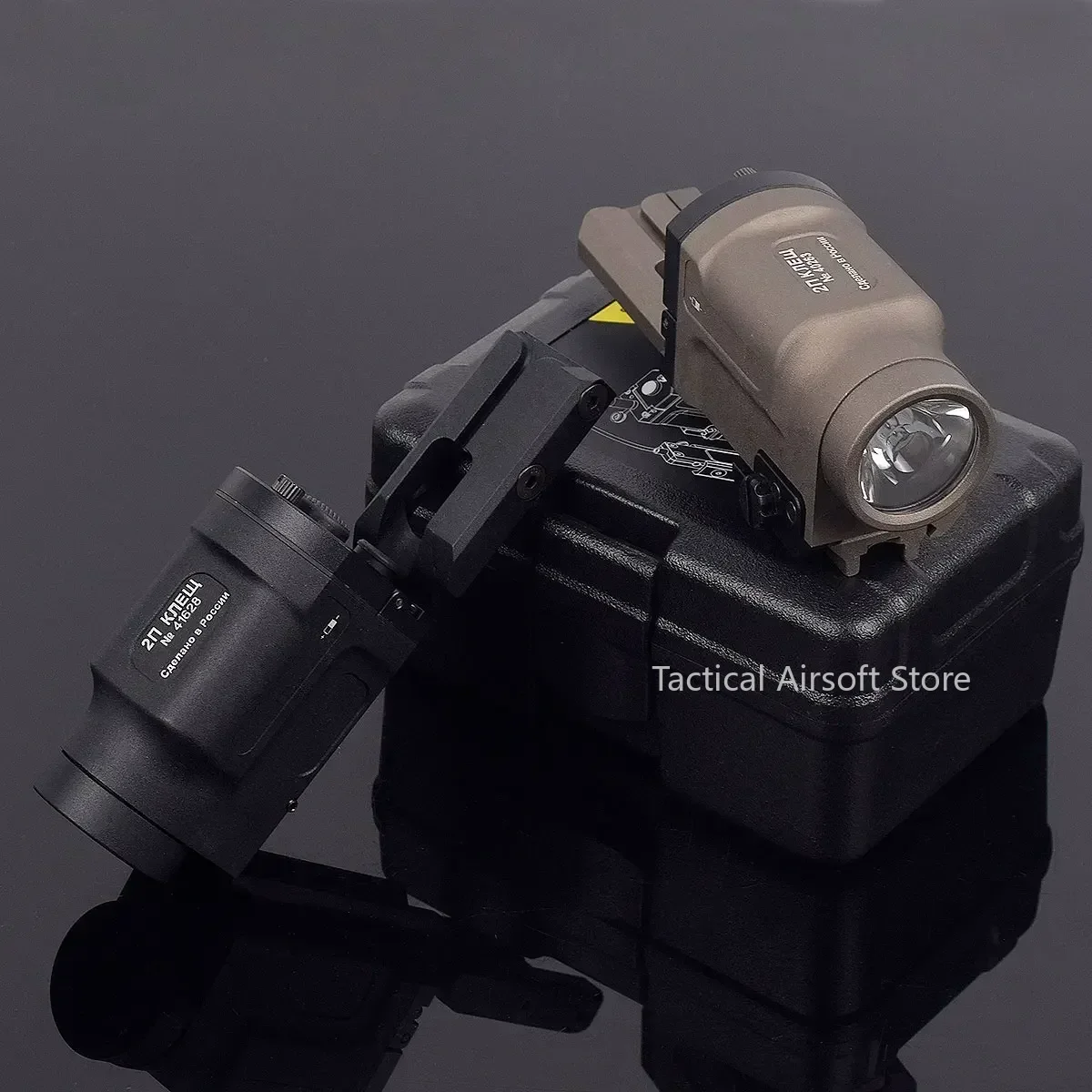 Фото Zenitco AK Tactical AK47 AK74 Оружие Пистолет Свет AK-SD GEN 2-стробоскопический фонарик Подходит для винтовки 20 мм Pictinny Rail с дистанционным переключателем №2