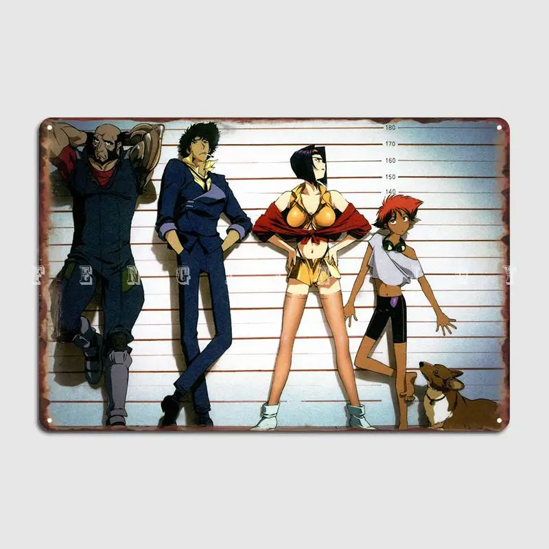 

Cowboy Bebop Metal Sign Party Vintage Wall Decor Club Tin Sign Posters