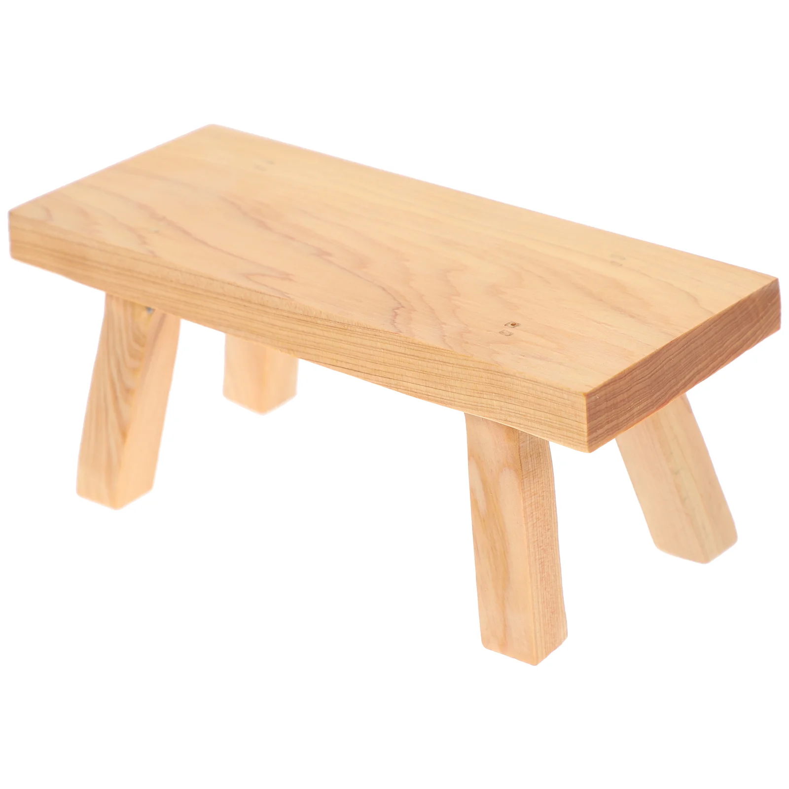 

Small Bench Decoration Rectangular Tray Planter Holder Base Rustic Wooden Stool Thuja Mini Wooden Stools Child