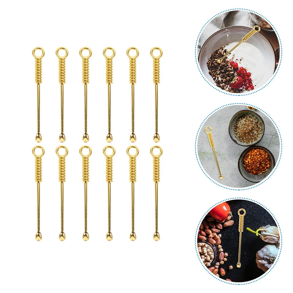 

Stainless Steel Mini Spoons Spoon Seasoning Mini Tiny Spoons Zinc Alloy Measuring Spoons Tiny Scoops