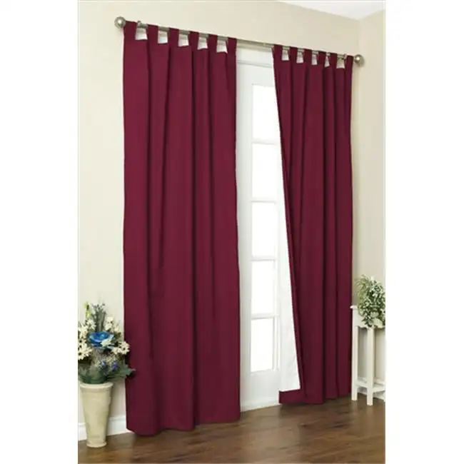 

Home Decor Curtains Living Room 70292-153-803-84 Thermalogic Insulated Solid Color Tab Top Curtain Pairs 84 in., Burgundy