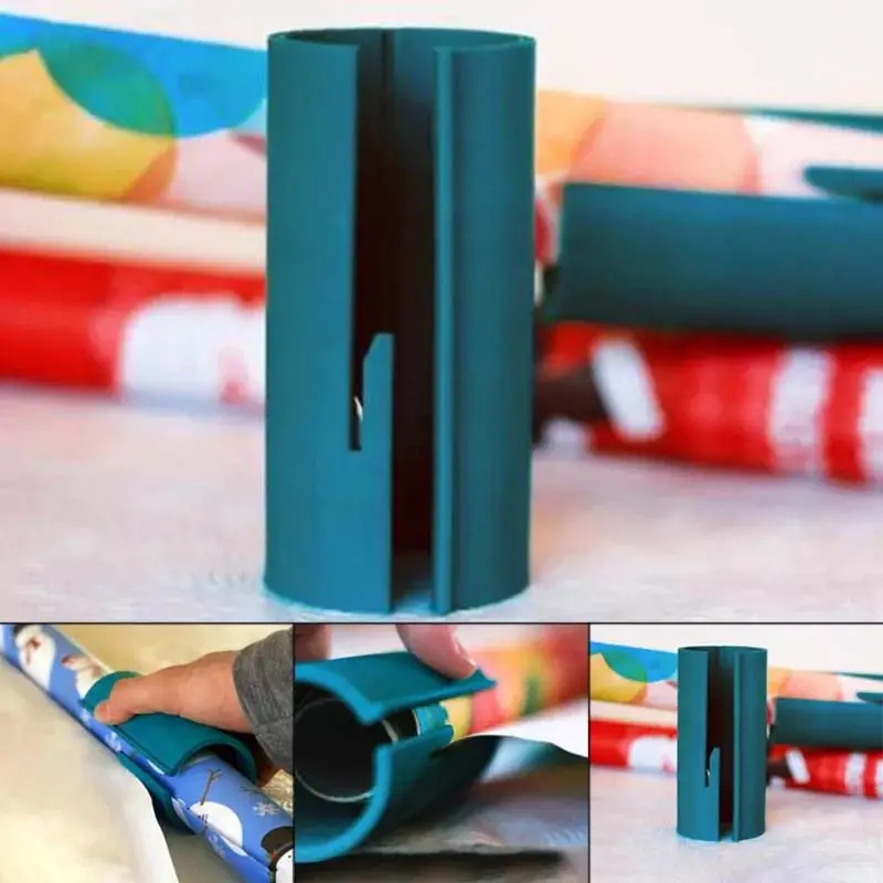 

Скользящий резак для оберточной бумаги рождественские режущие инструменты для упаковки подарков инструмент для резки бумаги режет идеаль...