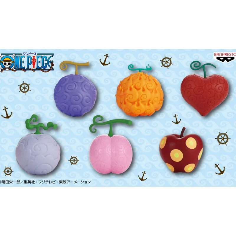 

Anime Devil Fruit Figures Original Genuine Bandai One Piece Smile Slip-slip Smoke-smoke Op-op Fruit Model Figures Toys