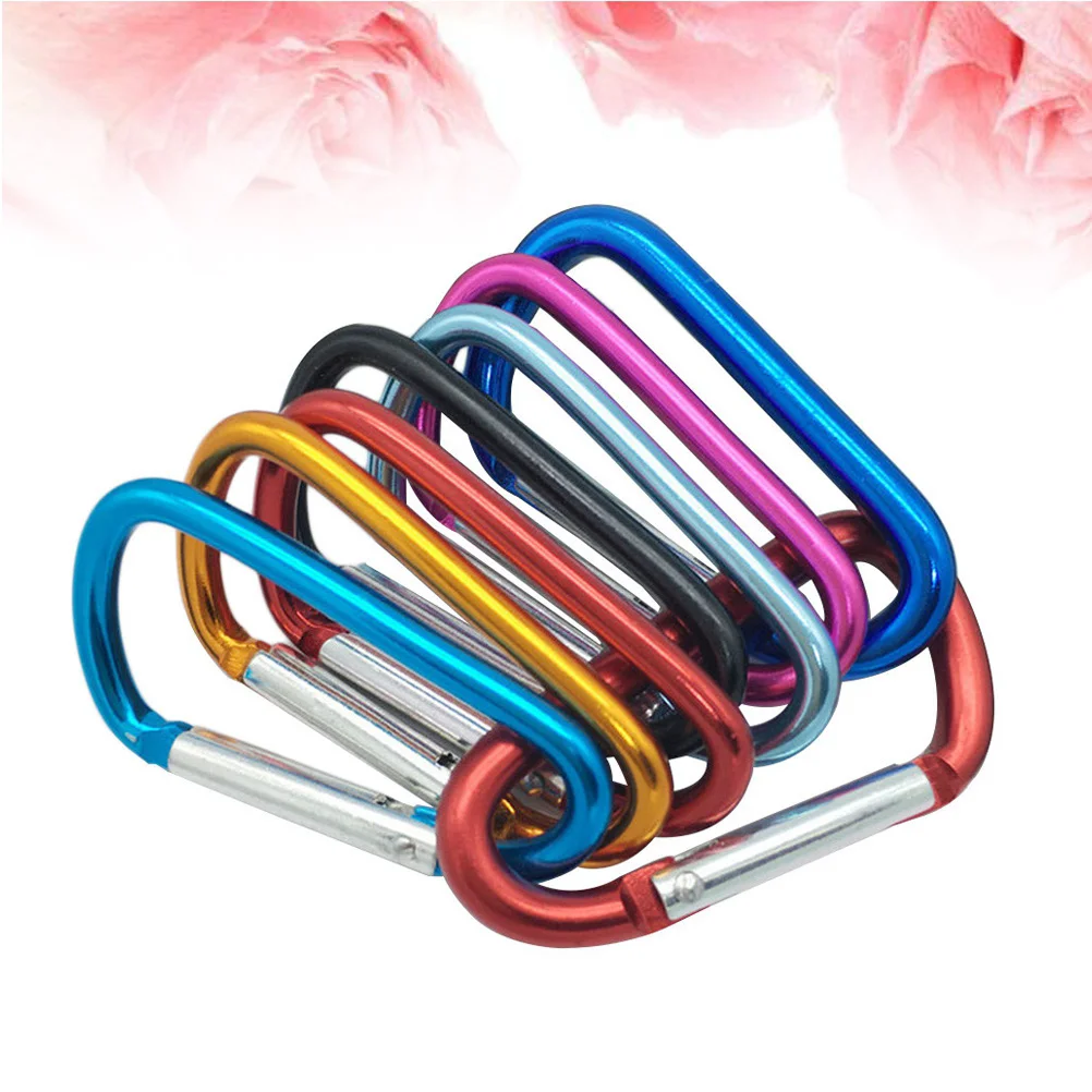 10 шт. D-образный карабин из алюминиевого сплава сверхмощный легкий