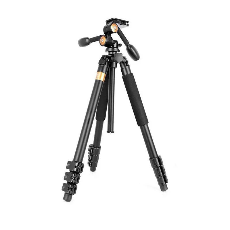 1.8m Stand Travel Stand Tabletop Video Mini Tripod with 360 Degree Ball Head Portable Tripode Lightweight
