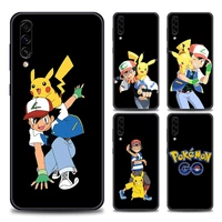 anime pokemon ash phone case for samsung galaxy a10 a20 a30 a40 a50 a60 a70 a90 note 8 9 10 20 ultra 5g soft tpu case