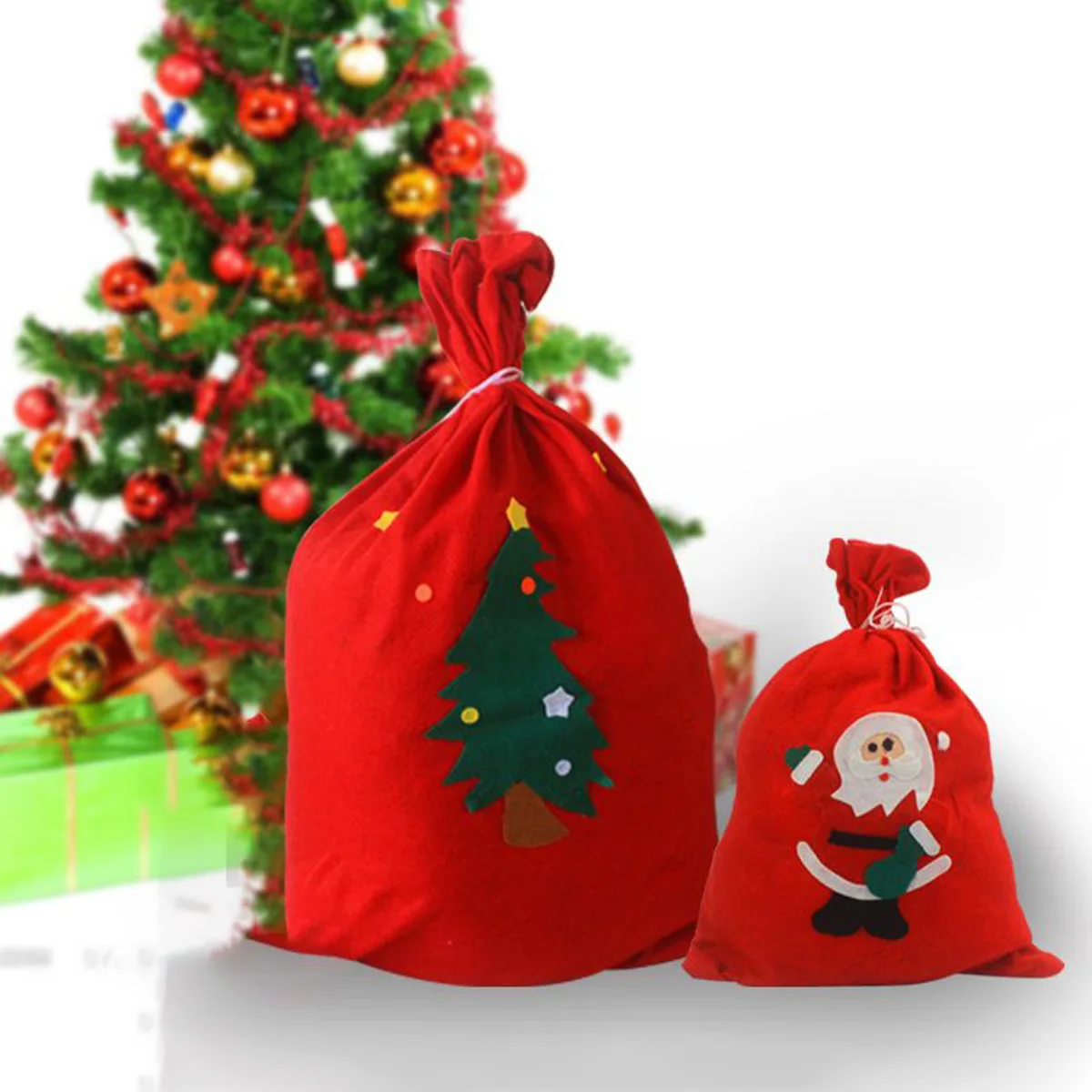 

40/70CM Christmas Santa Candy Gift Bag Snowman Backpack Decoration Xmas Gift Present Bag Xmas Gifts Packing Supply