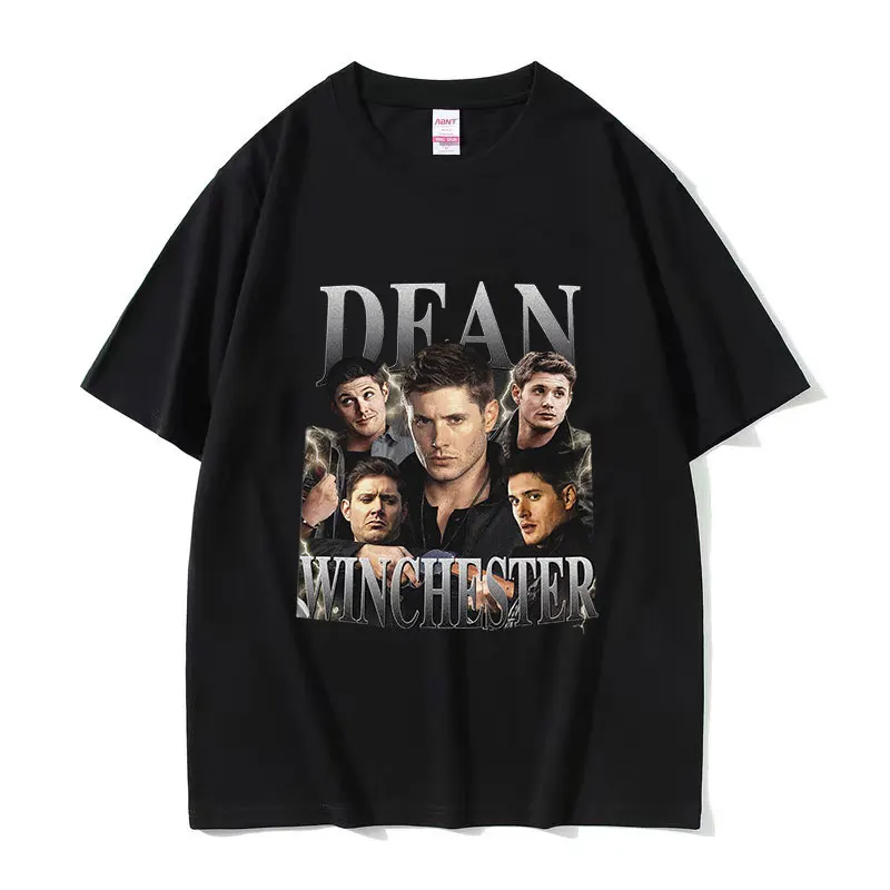 Футболка с графическим принтом Дина винчестера модная Ретро футболка унисекс