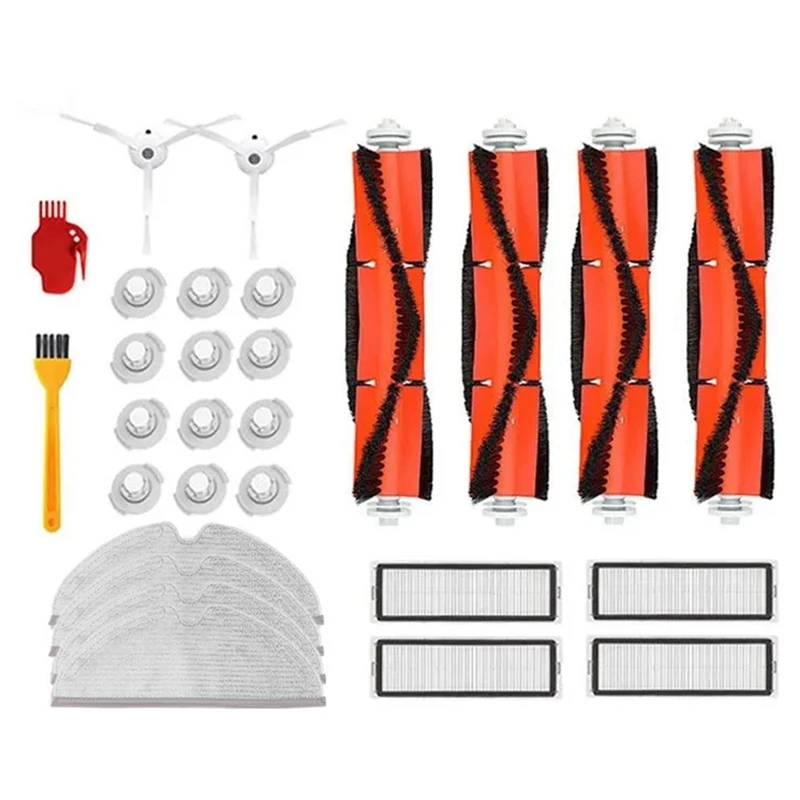 

For Xiaomi 1 1S Roborock S5 S6 Pure Vacuum Cleaner Parts Washable Mop Cloth HEPA Filter Main Brush Side Brush