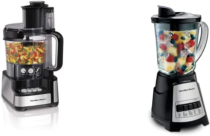 

Stack & Snap Food Processor & Vegetable Chopper, Black & 58148A Blender to Puree, and Make Shakes and Smoothies - 40