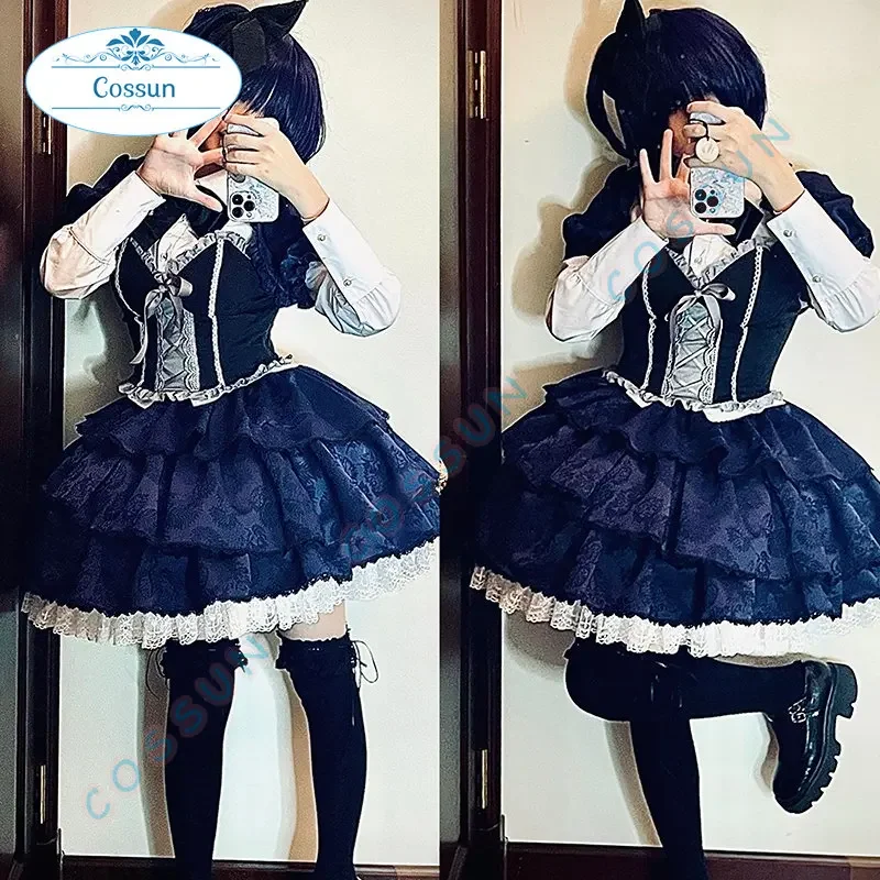 Аниме Takanashi Rikka Косплей Костюм Love Chunibyo & Other Delusions Лолита Платье