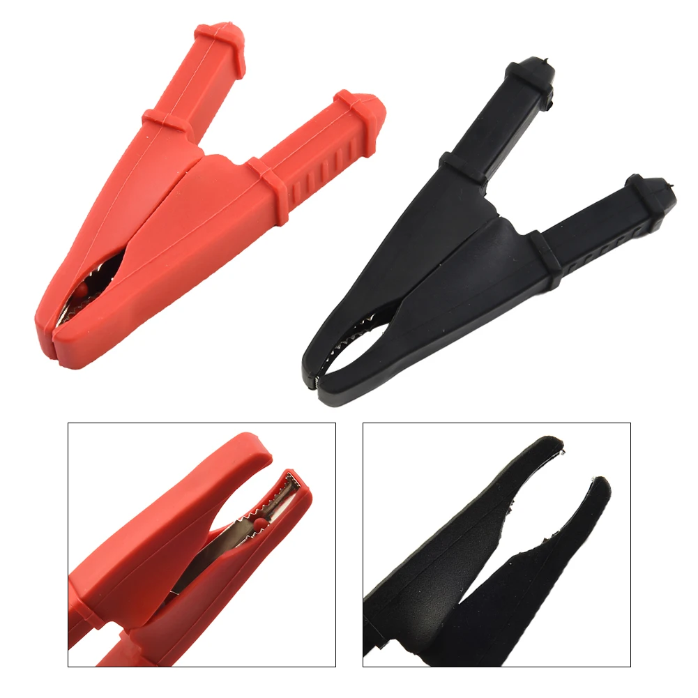 

50A 75mm Crocodile Clip Battery Clip Car Alligator Clips Connector Battery Clamps Battery Test Lead Clips Inverter Battery Clips