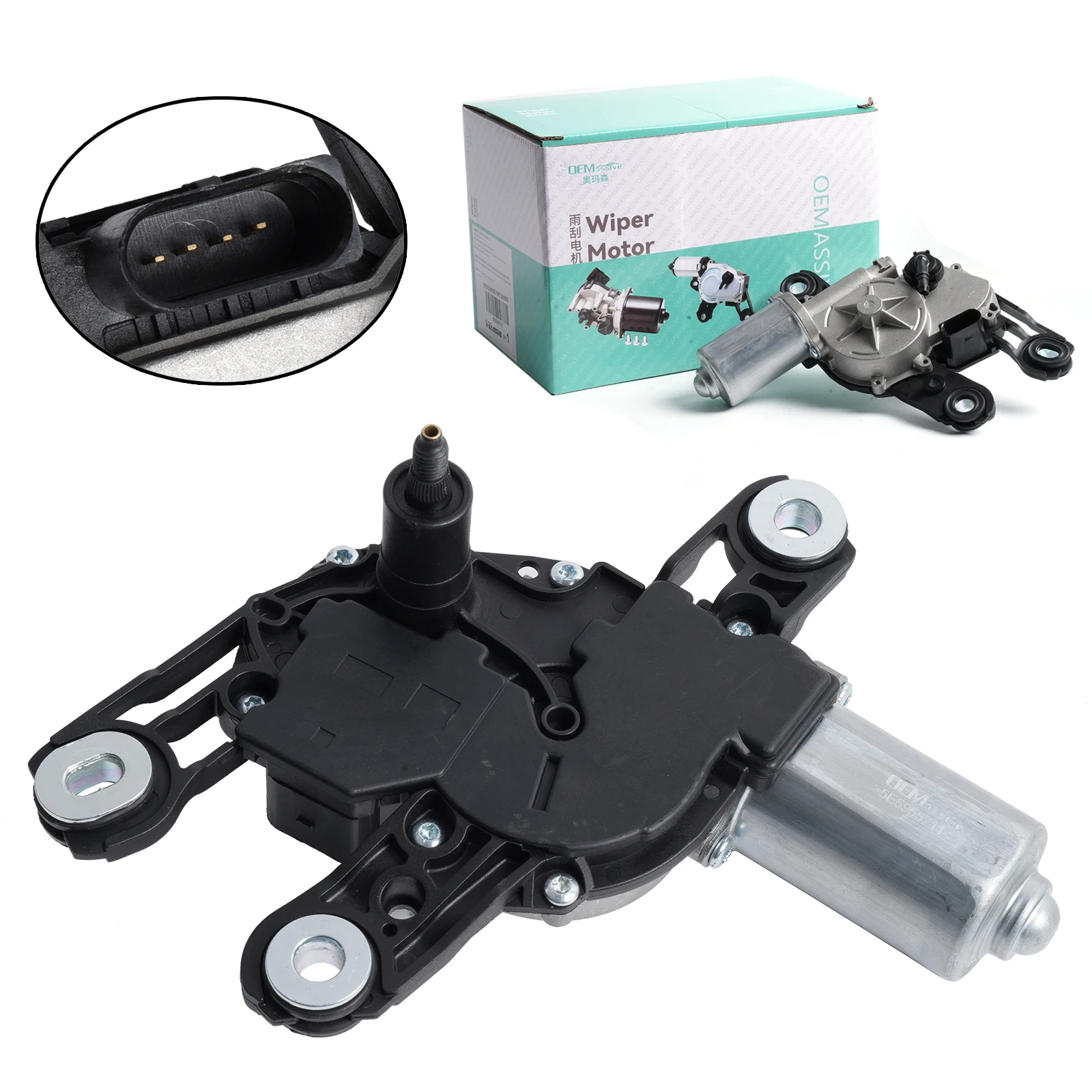 5Е 5955711   5Е 5955711 C автомобильный двигатель стеклоочистителя заднего стекла 12 В для Skoda Octavia 2013-2019 Superb 2015-2023 Audi Q3 2019-2023