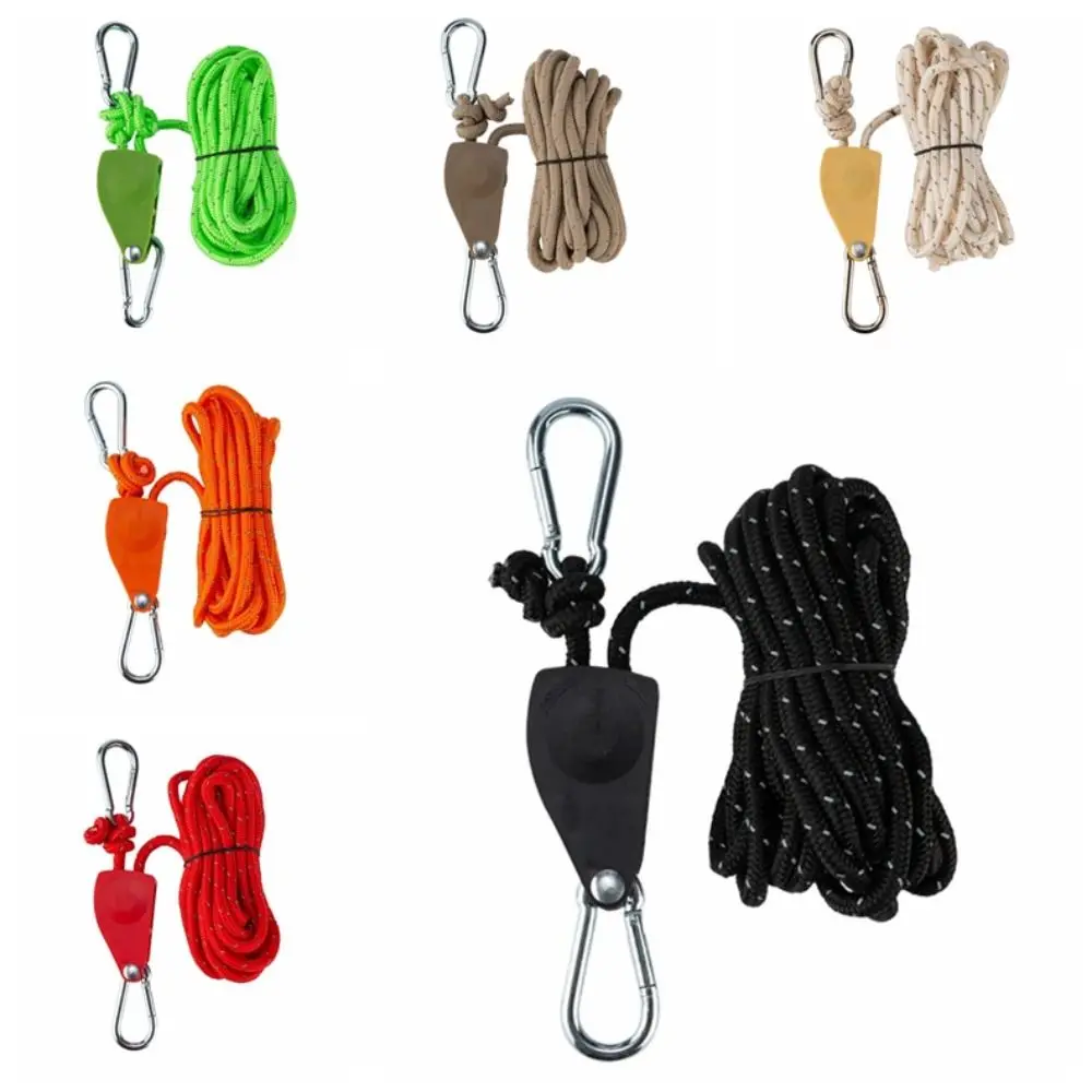 Светоотражающая веревка для палатки пешего туризма 6 мм 5 м ветровая свободно