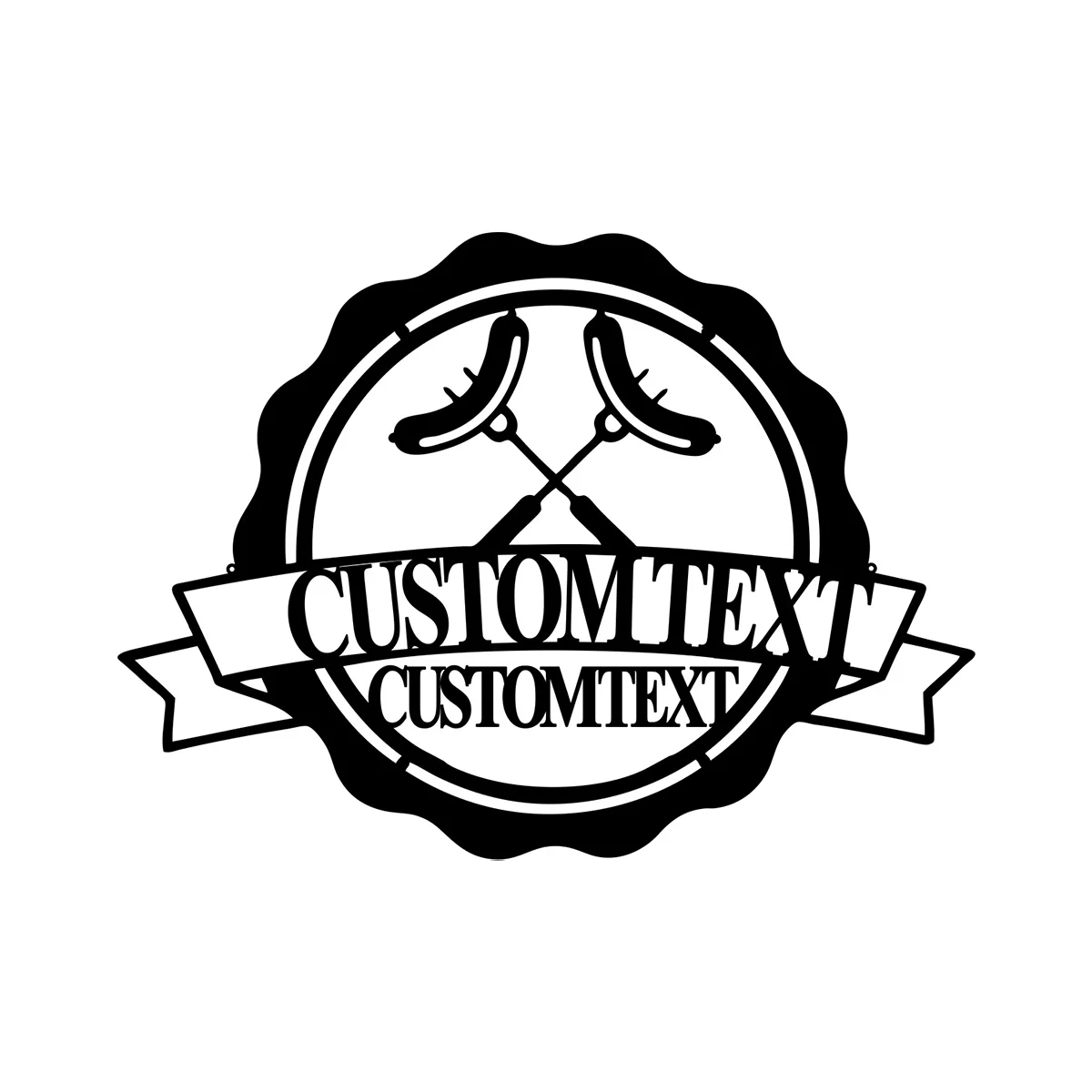 Индивидуальный персонализированный знак для барбекю гриля колбасы