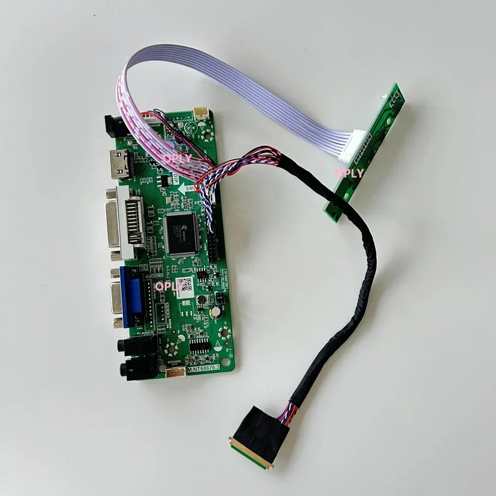 Фото Плата контроллера HDMI-совместимая DVI VGA для LP171WU4-TLA4 LP171WU4-TLA1 LP171WU4-TLA2 LP171WU4-TLA3 1920X1200, светодиодная панель 17,1 дюйма №1