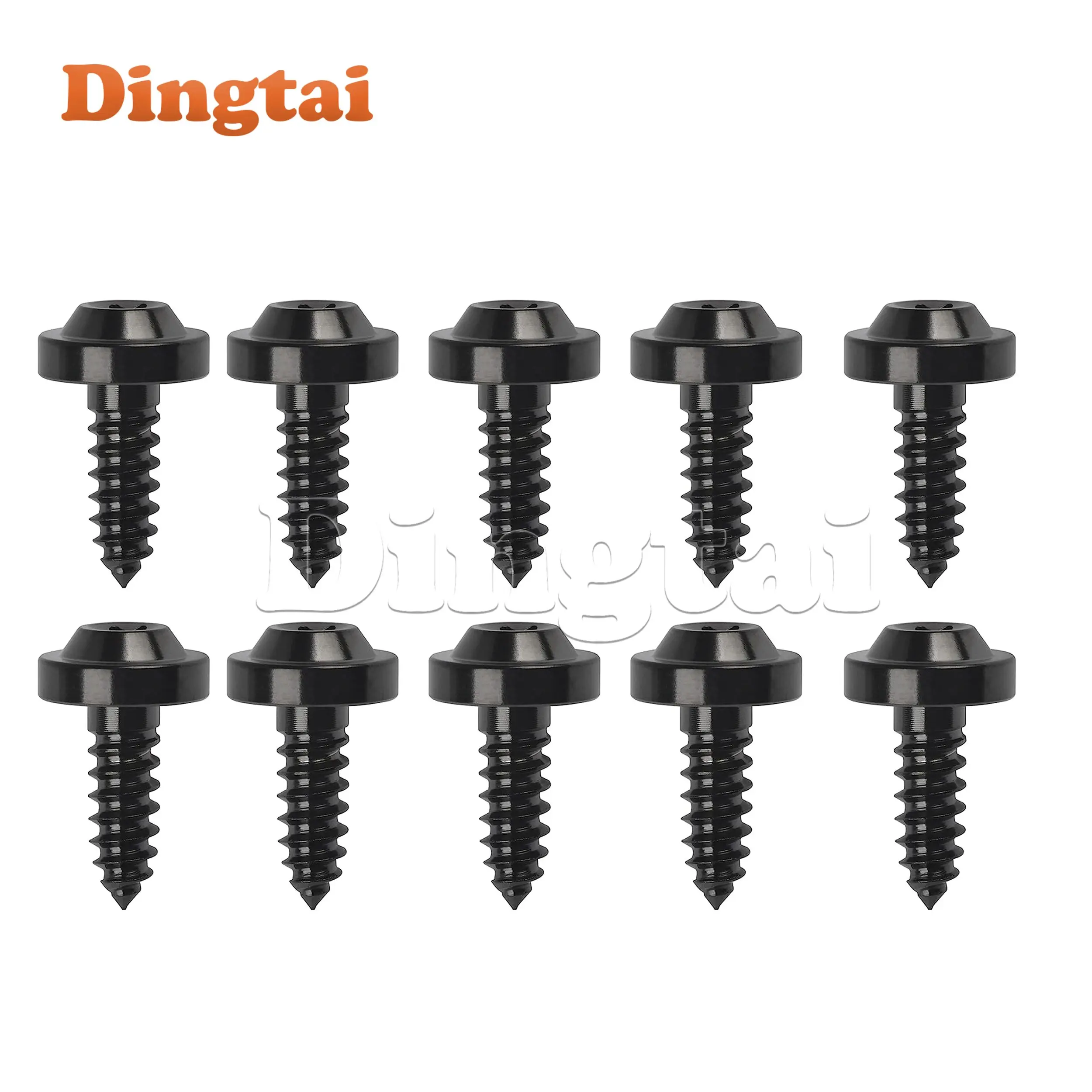 Титановый болт Dingtai, 10 шт. M4/M5/M6x15, 17 20, 25 мм, саморезы с головкой Torx для велосипеда, мотоцикла, автомобиля, лодки, титановые крепежи
