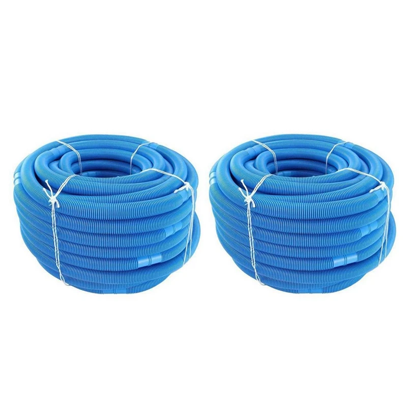 2Pcs 9M Swimming Pool Vacuum Cleaner Hose Suction Swimming Replacement Pipe Pool Cleaner Tool