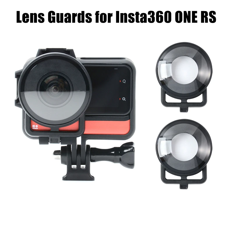 

Dual-Lens Mod Camera Lens Guards for Insta360 ONE RS 360 Edition Protector Cover Cap Action Camera Accessories