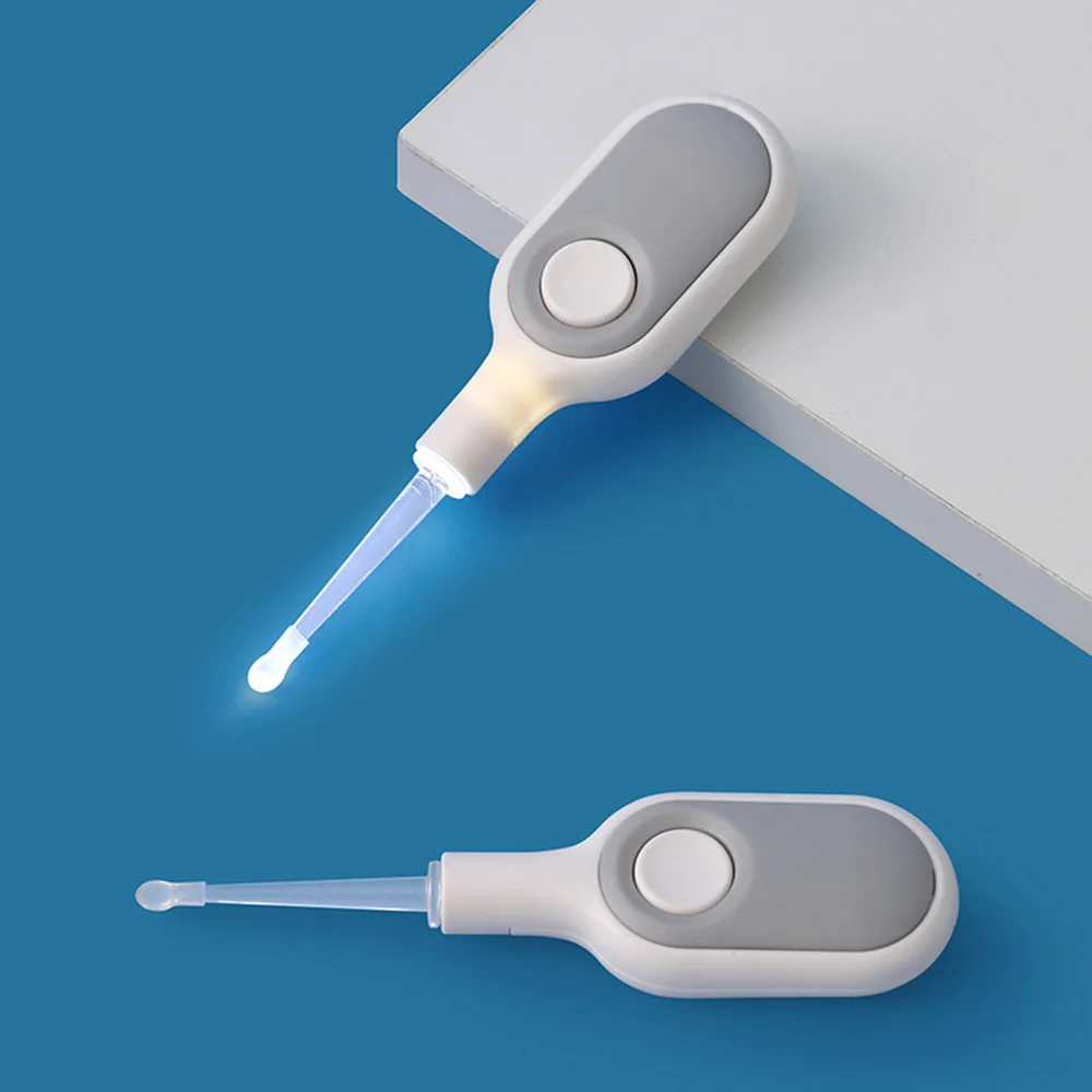 

1pc Glowing Ear Scoop With Light Children'S Ear Spoon Baby Ear Digging Spoon With Lamp Ear Digging Tool Clear Safety 2022 New