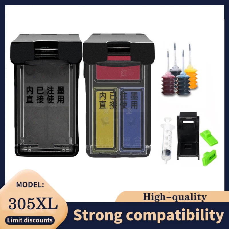 Фото vilaxh для HP 305 XL HP305 hp305xl 305XL сменный картридж для принтера HP305 DeskJet 4120 4130 6010 2710 2720 4110 №1
