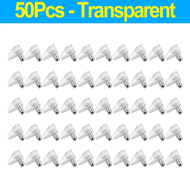 

10/50 шт., прозрачные подставки для полки