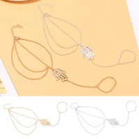friendship wrist chain fairy personalized jewelry tassel chain link bracelet buddha hand finger bracelet ring bracelet