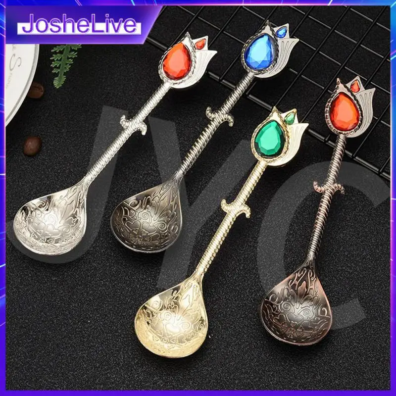 

Милая ложка для десертов, ложка для торта из нержавеющей стали, ложки для мороженого, кухонные инструменты, чайная ложка, посуда, особый пода...