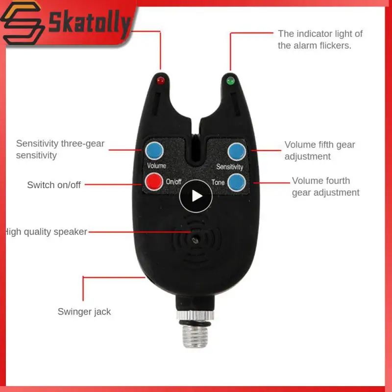 

100 Meters Sound Alarm Sound Fishing Alarm Waterproof And Moisture-proof Fishing Supplies Battery Installation Electronic Alarm