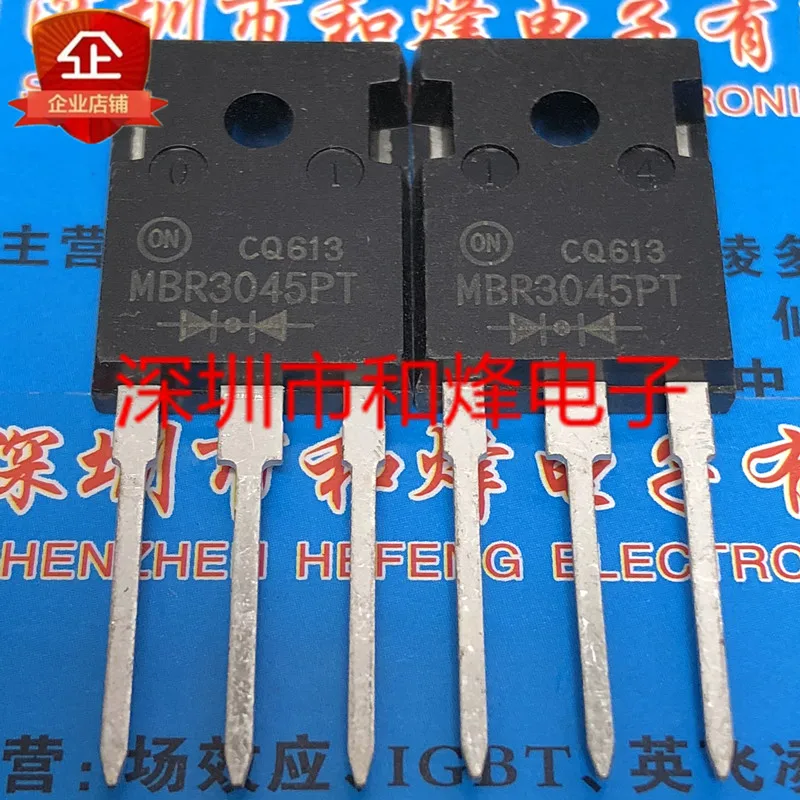 

5PCS-10PCS MBR3045PT TO-247 45V 30A NEW AND ORIGINAL ON STOCK