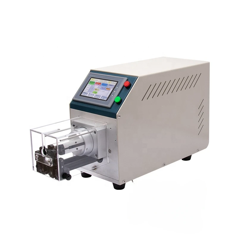 

EW-06F Maximum 9 layer Semi-automatic 1.13-9.5mm diameter coax cable strip machine Coaxial Wire Stripping Machine