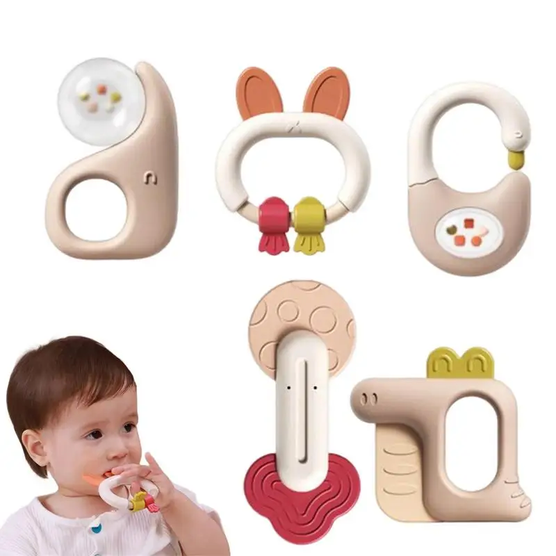 

5 шт., детские игрушки-прорезыватели для зубов