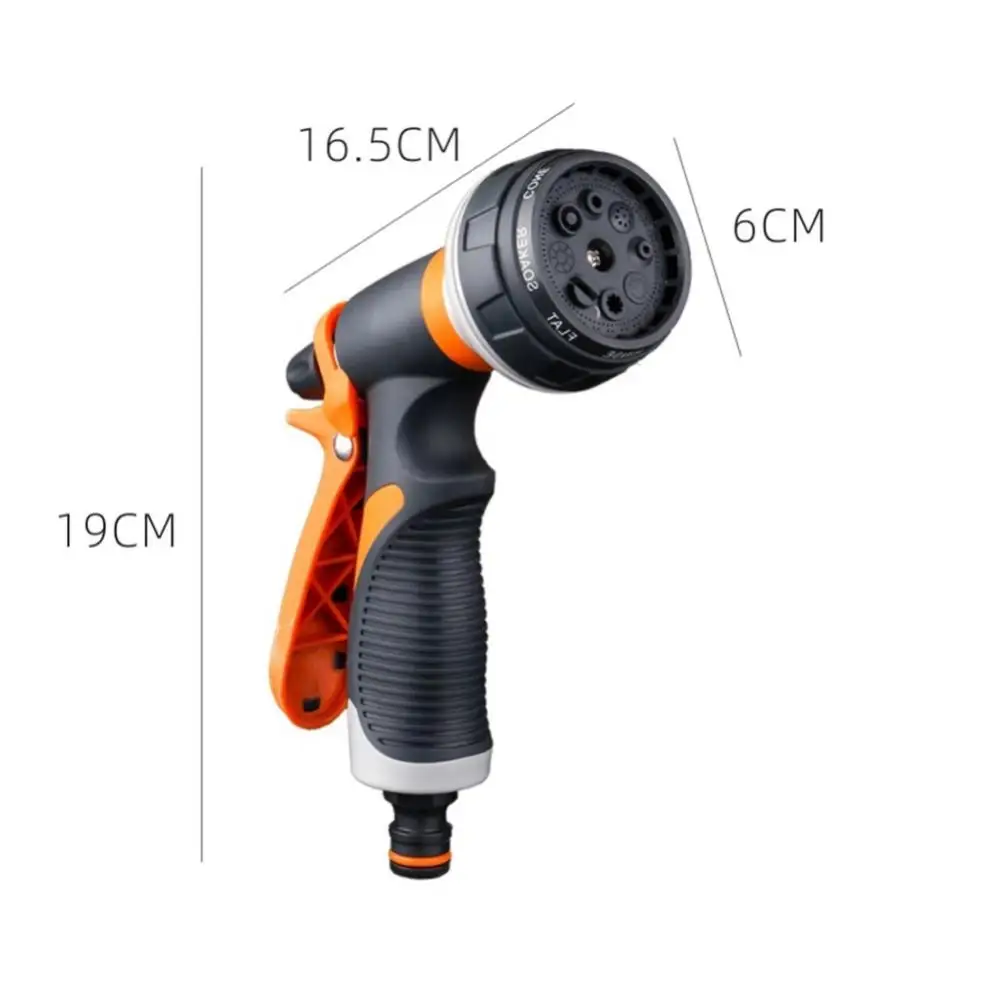 

8 Pattern Garden Water Gun Hose Nozzle Mutifunctional Car Washing Yard Household Water Sprayer Pipe Tube Nozzle Sprinkle Tools