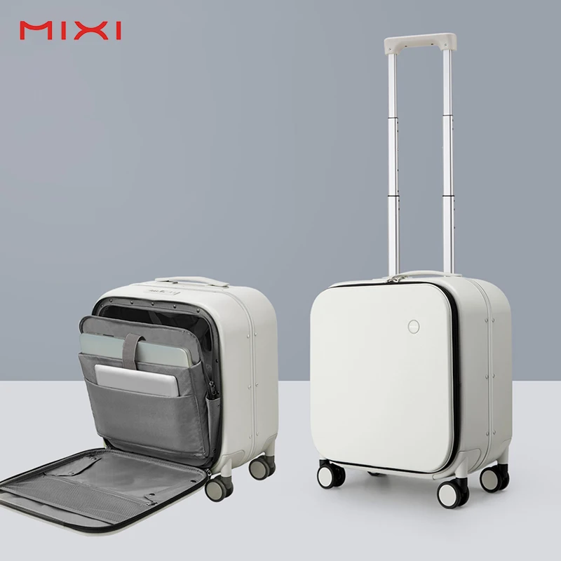 Mixi 2022 новый запатентованный дизайн переносной чемодан для женщин 18 дюймов на
